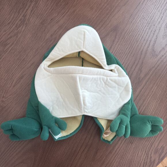 RARE Vtg Applause “Creepy Creature” Mask - Soft Foam / Plush Frog Full Face Hat - Picture 5 of 8